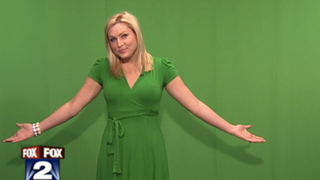 Illustration for article titled A Weather Woman's Clothes Disappeared on Live TV